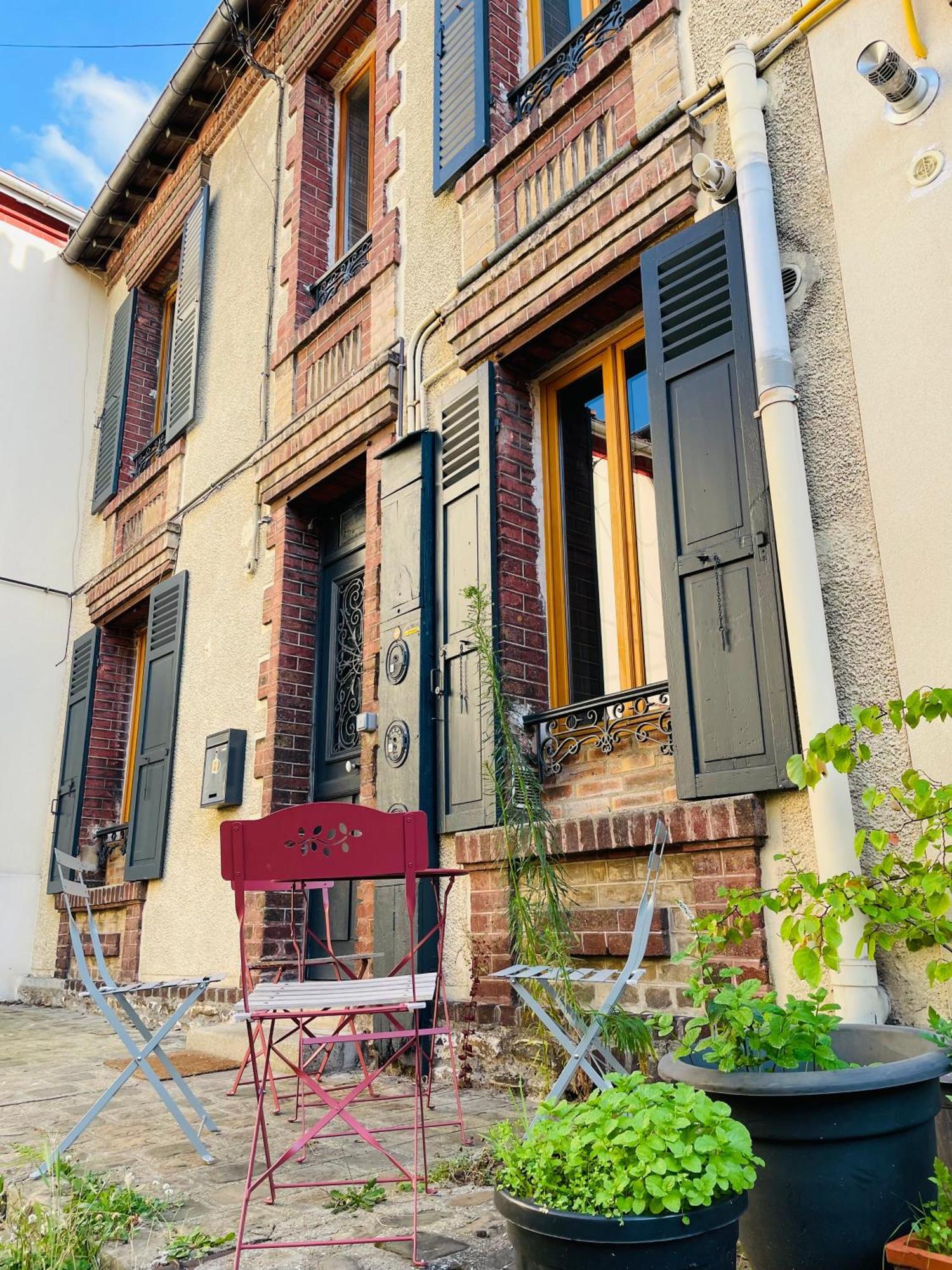 Maison De Ville - Paris En 15 Mn ! - 4 Pers- 1 Bebe - Vintage & Music ! Groslay Dış mekan fotoğraf